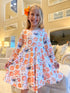 Bowtism Pumpkin Latte Please Dress with Matching Bow - Bowtism